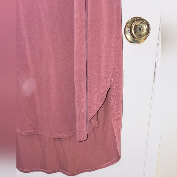 GIBSON LATIMER sizeS Sleeveless BoHo Vibes Tunic Dress In A Dusty Rose Color - Picture 11 of 11